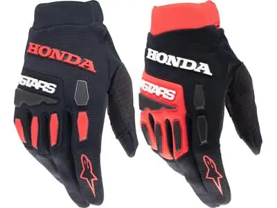 Alpinestars Honda Full Bore Gloves Motocross Adult Dirt Bike MX/ATV Off Road '23 • $32.95
