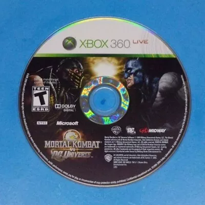 Mortal Kombat Vs. DC Universe - Xbox 360 – Disc Only – Resurfaced/Tested • $8.95