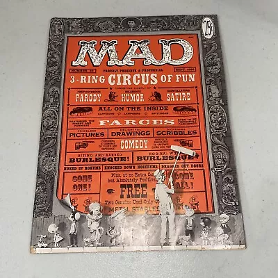 Rare Mad Magazine No. 29 September 1956  3 Ring Circus Of Fun  • $49