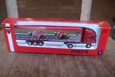 Ducati Corse Moto Gp Racing Team Model Truck Iveco Stralis  1:87 Scale Super. • £14.95