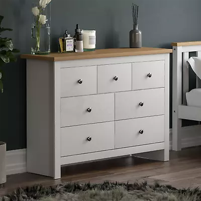 Arlington Chest Of Drawers Bedside Cabinet Bedroom Modern Storage Furniture Wood • £136.99