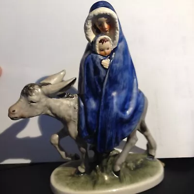 Vintage Goebel Germany Mary And Jesus On A Donkey Figurine • $29.99