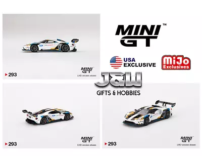 Mini GT Ford GT MK II 2019 Pebble Beach Concours D'Elegance MGT00293 1/64 • $10.99