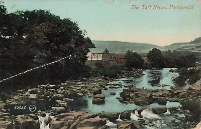 £2.49 • Buy River Taff & Weir At Treforest Nr. Pontypridd Wales Vintage Postcard