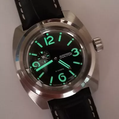 Automatic Watch. Vostok Amphibian. 2415.02 / 170964. 20 ATM. • $255