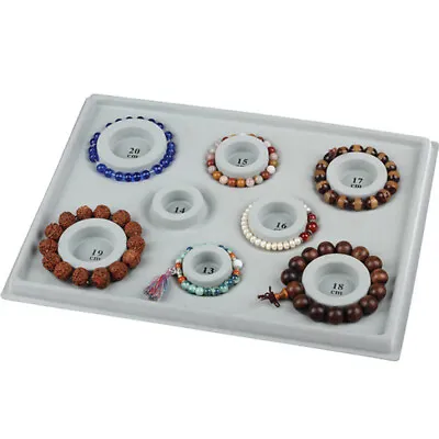 $1.35 • Buy Flocked Bead Board For Bracelet Necklace Tray Beading Measuring Tools*