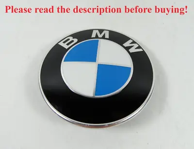 BMW Genuine OEM Emblem 1 3 5 6 7 Series Front Hood Rear Trunk Badge Logo Symbol • $24.99