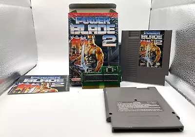 Power Blade 2 NES CIB Nintendo Game Box And Manual • $3399.99