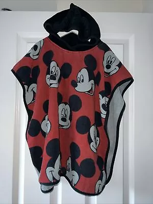 Mickey Mouse Poncho Towel 3-6 Years • £0.99