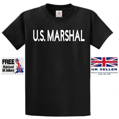 U.S Marshal Short Sleeve Men T Shirt FBI NCIS NYPD LAPD CSI • £12
