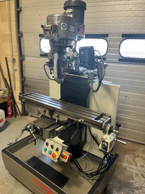 £8100 • Buy Bridgeport Br2j2 Milling Machine 2001, 4 Axis Dro, Align Power Feed,chrome Slide