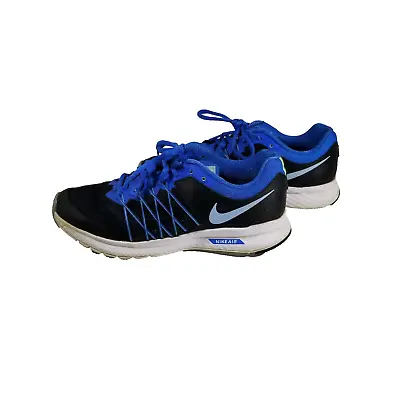 Nike Air Relentless 6 Shoes Women's Size 7.5 Black Blue Running Sneakers • $19.99
