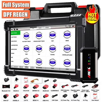 Diesel 12V 24V Truck Scanner Heavy Duty Truck DPF Regeneration Diagnostic Tool  • $679