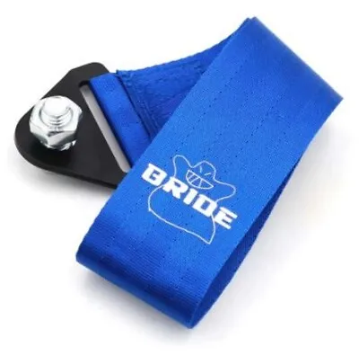 $19 • Buy BLUE Tow Strap For BRIDE HOLDING MONSTER; CAMS Compliant JDM Hook Racing Drift