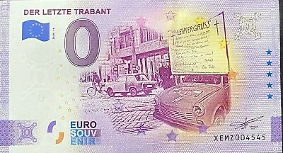 £7.22 • Buy Ticket 0 Euro Der Letzte Trabant Germany 2021 Number Duplicate 4545