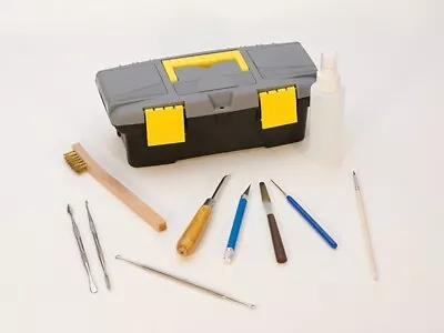 12 Piece Deluxe Tool Kit For Precious Metal Clay Carving Jewelry Making Repair • $55.95