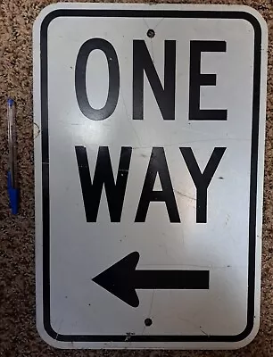 🟡 Vintage Wisconsin Area Street Sign ➡️ Authentic One Way 🟡🔆  • $4.99