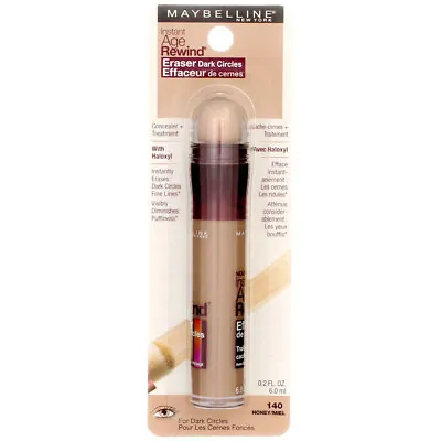 6 Pack Maybelline Instant Age Rewind Eraser Dark Circles Concealer Honey 0.... • $56.95