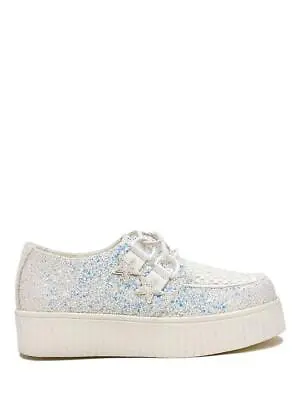 YRU Strange Cvlt Cult Krypt Kreeper Creeper White Glitter Platforms Sneakers • $174.90