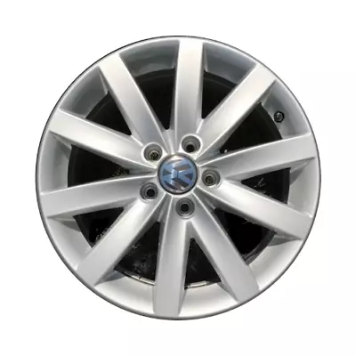 Volkswagen 17  Powder Coat Silver OEM Rim Wheel 69936 5K0601025F • $205