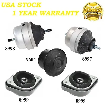 5PCS Motor & Trans Mount FIT 01-02 04 Volkswagen Passat 1.8L 2WD 1.8T GLS - AT • $74.07