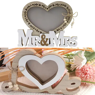 Love Couple Photo Frame Gift For Bride And Groom Anniversary Party Home Decor UK • £4.93