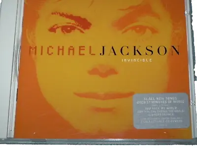 Michael Jackson : Invincible - Audio CD - Orange Booksleeve • $15