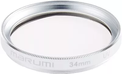 Marumi Uv Filter 34Mm For Silver Uv Absorption Silver Ultraviolet Japan • $21.56