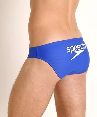 SPEEDO Solar Swim Briefs - Men’s/Boys-Size 32-NWT- Royal Blue White Speedo Logo • $24.99