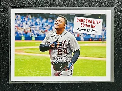 Miguel Cabrera 2022 Topps Archives Short Print 500 HR Moment #308 Sharp Clean SP • $0.99