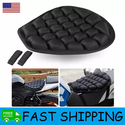 Universal Motorcycle Comfort Gel Seat Cushion Cover Soft Pad Pressure Relief New • $16.98