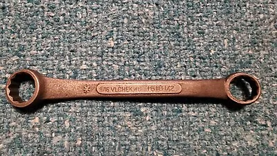 Vtg VLCHEK 1618 12-Point Double Offset Box End Wrench 9/16  X 1/2  USA Made! • $7.95