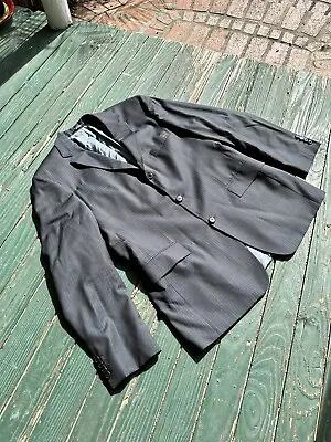 HUGO BOSS - The James/Sharp 2 Navy Suit (Blazer And Flat Front Slim Pants) • $50
