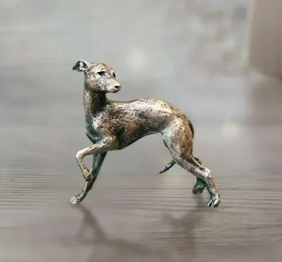 £34.90 • Buy Butler & Peach Miniature Bronze Whippet Greyhound Ornament New 2060 Gift
