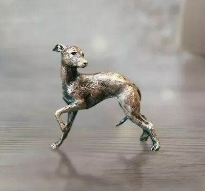 £34.90 • Buy Butler & Peach Miniature Bronze Whippet Greyhound Ornament New 2060 Gift