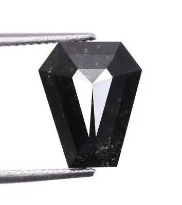 1.67 CT Black Salt & Papper Diamond Coffin Cut Diamond Natural Loose Diamond • $278.07