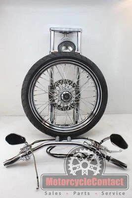 86-99 Custom Evo Front End Wheel 36  Forks Rim Triple Chrome 40 Spoke 23  Wheel • $1094.51