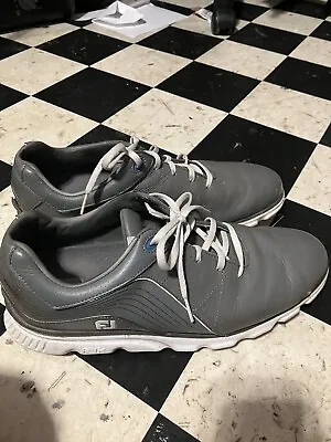 FootJoy Golf Shoes Pro SL 53270 Men Gray 10M Waterproof Spikeless • $28