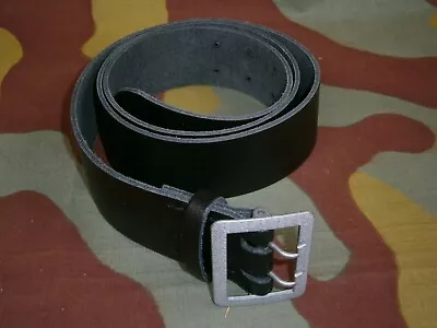 £28.55 • Buy Belt Leather Officer German Belt, WW2 German Officer Black Leather Belt