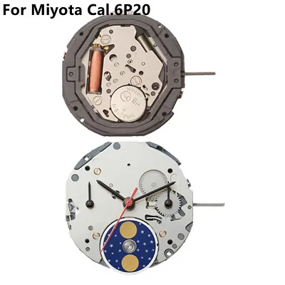 £13.55 • Buy 5 Hands Quartz Watch Movement W/ Tap10 Stem For Miyota Cal.6P20 Watchmakers Tool