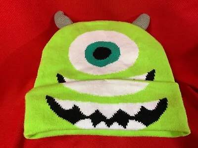 Disney Monsters Inc. Mike Beanie Embroidered Character Costume Hat • $19.99