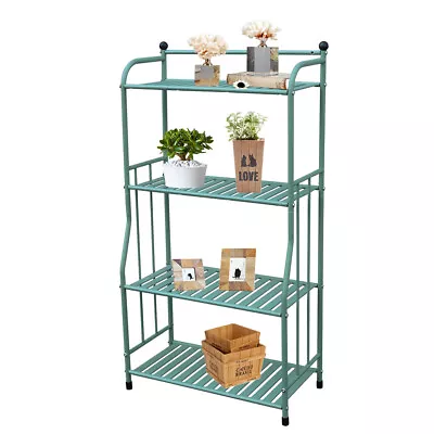 4-Tier Metal Rack Free Standing Shelving Unit Kitchen Heavy Duty Storage Stand • $52