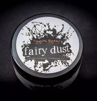 Tooth Fairy White - Fairy Dust Organic Coconut Charcoal Teeth Whitening Powder • £9