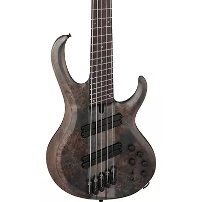 Ibanez BTB Bass Workshop 5-String Multi-Scale Bass Guitar Transparent Gray Flat • $1449.99