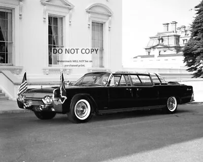 John F Kennedy's New Presidential Limousine At W.h. 1961 - 8x10 Photo (cc836) • $8.87