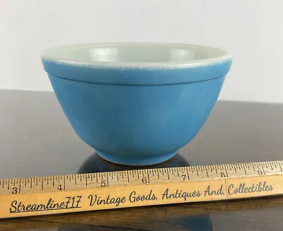Vintage Pyrex Robin's Egg Blue 401 Turquoise Mixing Bowl 1.5 Pint Nesting Bowl • $35.99
