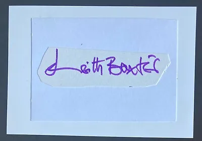 Keith Baxter Welsh Actor Merlin  Original Autograph On 6 X 4 Card • £5.75