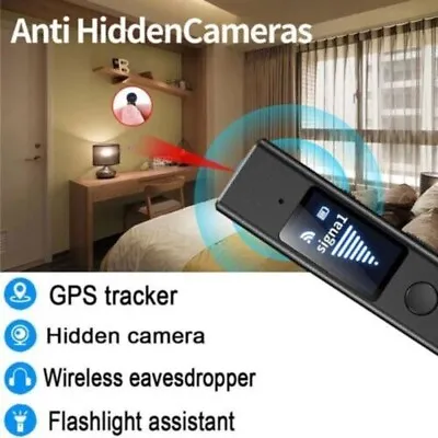 Hotel Car GPS Tracker Anti Spy Bug Hidden Camera Detector Finder Scanner Device • $67.99