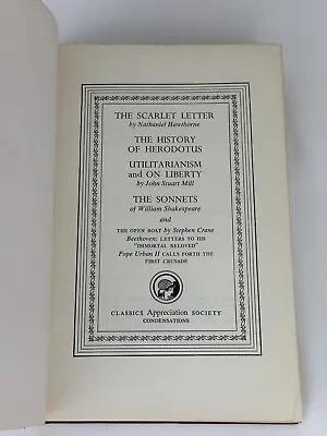 1956 - Grolier Classics Volume Featuring Hawthorn Mill & Shakespeare • $12.99