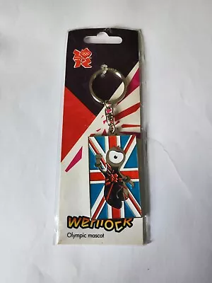 Official Olympics London 2012  Wenlock Mascot  Metal Keyring Key Fob Olympic • £4.99